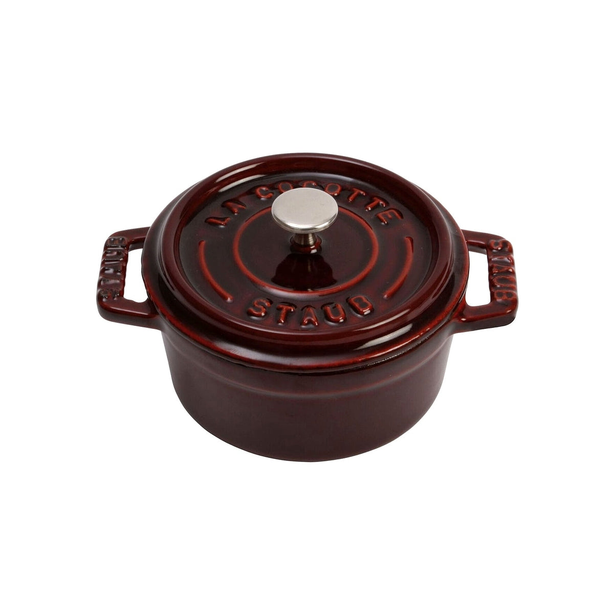 Staub Cocotte Mini pot round 10 cm/0,25 l grenadine, 1101087