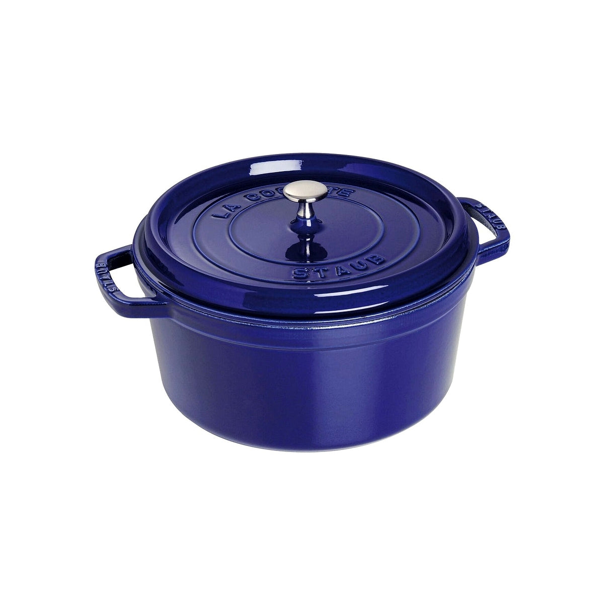 Staub Cocotte hrnec kulatý 28 cm/6,7 l tmavě modrý, 1102891