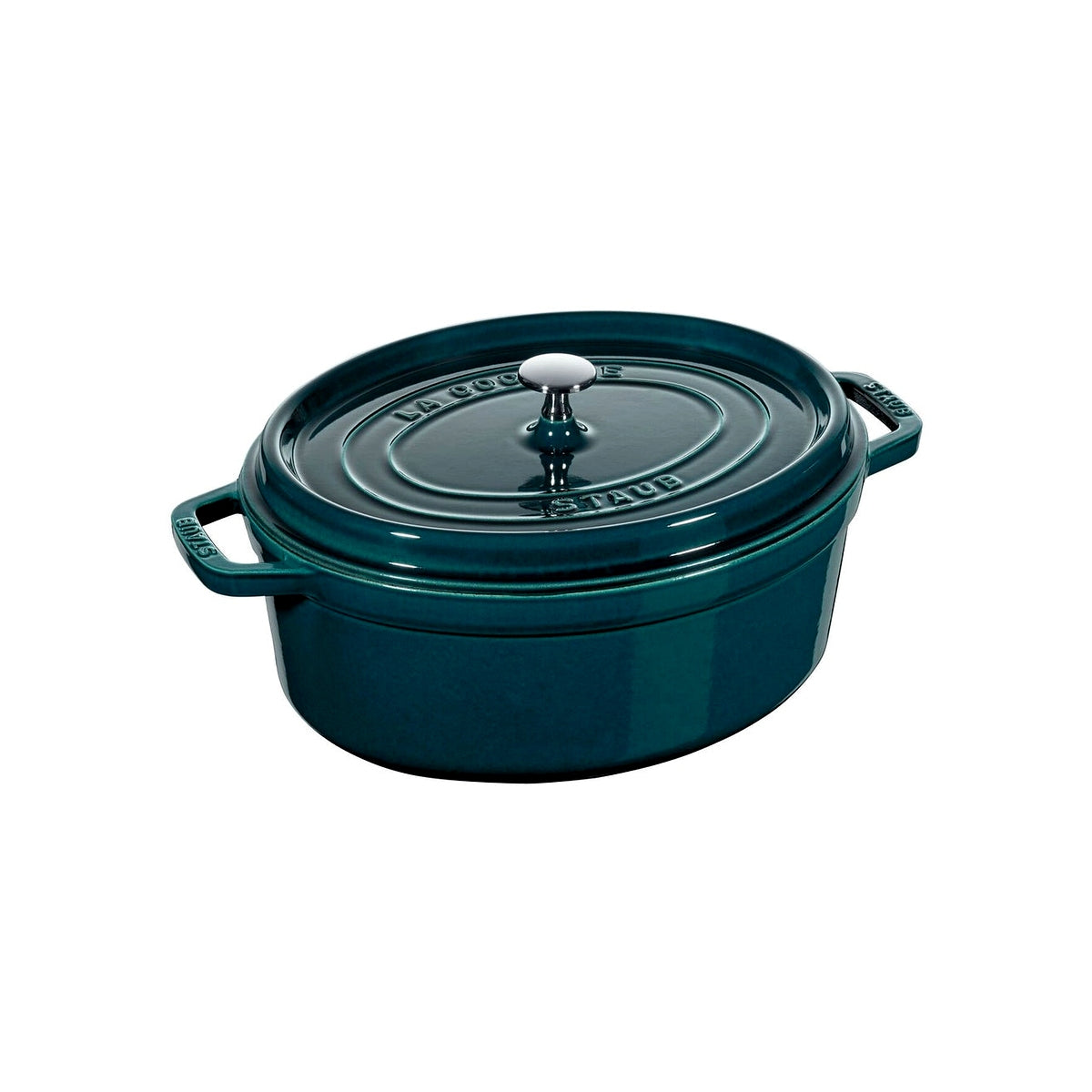 Staub Cocotte hrniec oválny 33 cm/6,7 l, morská modrá, 1103337