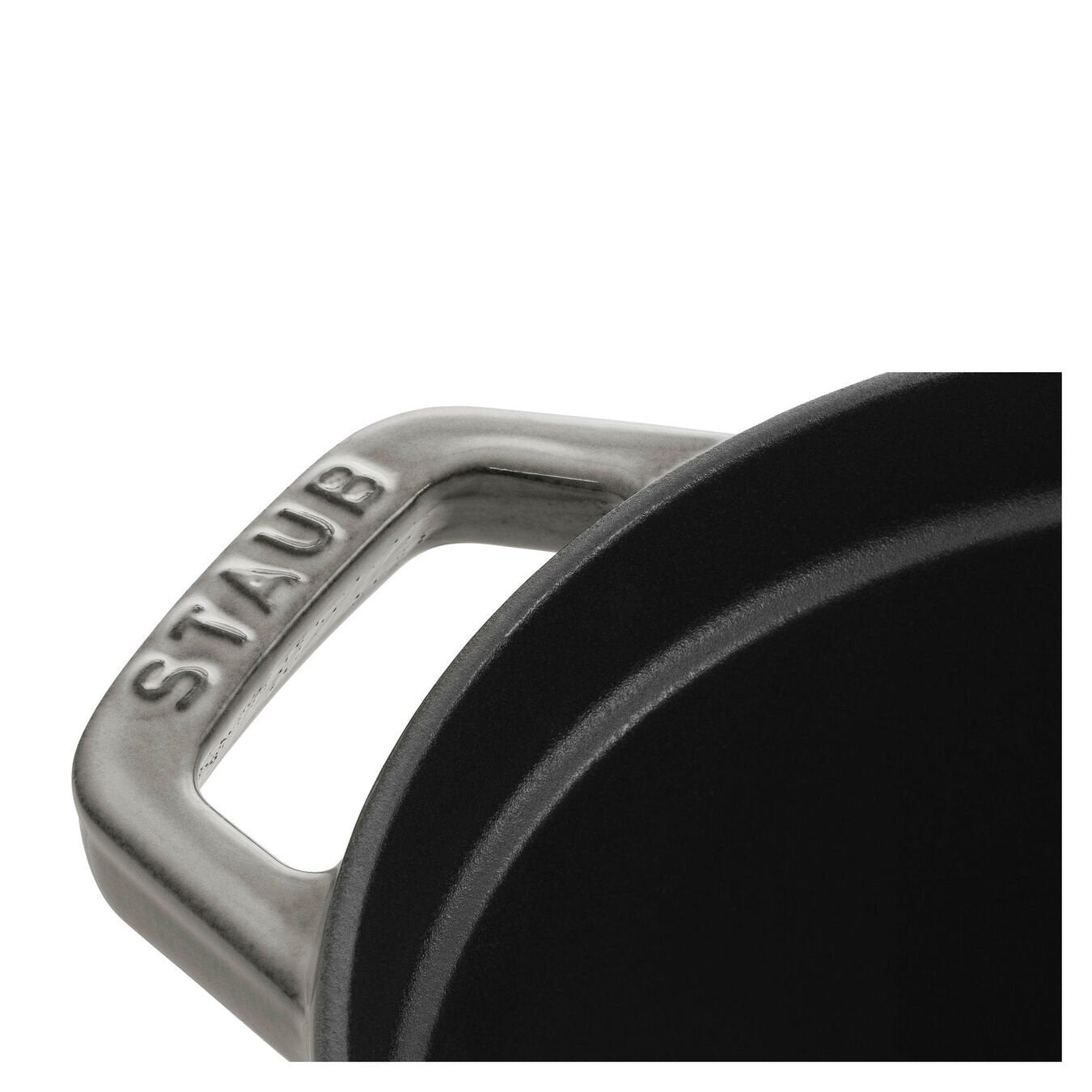 Staub Cocotte hrnec oválný 17 cm/1 l šedý, 1101718