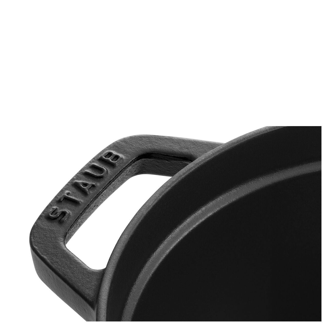 Staub Cocotte hrnec oválný 15 cm/0,6 l černý, 1101525
