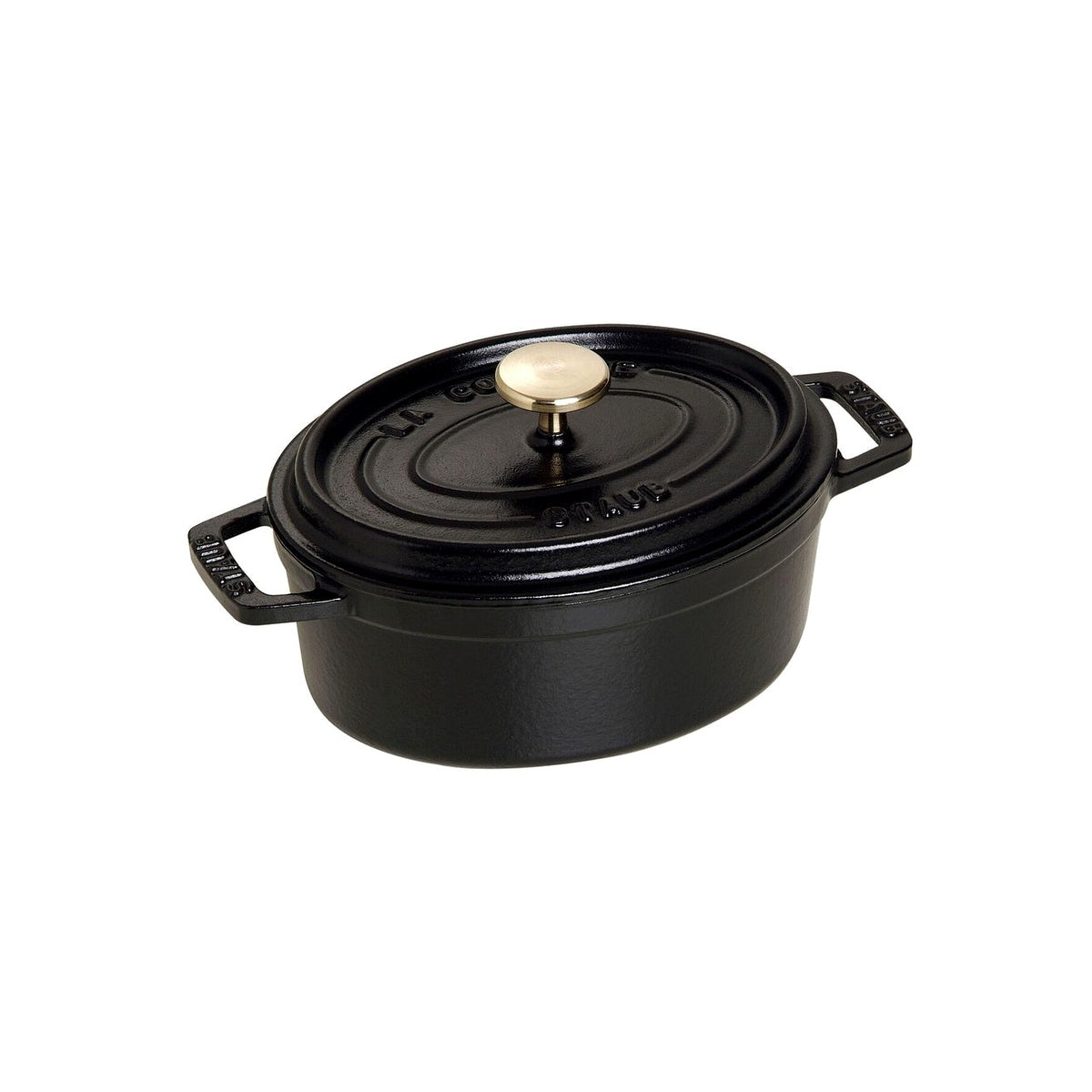 Staub Cocotte hrnec oválný 15 cm/0,6 l černý, 1101525