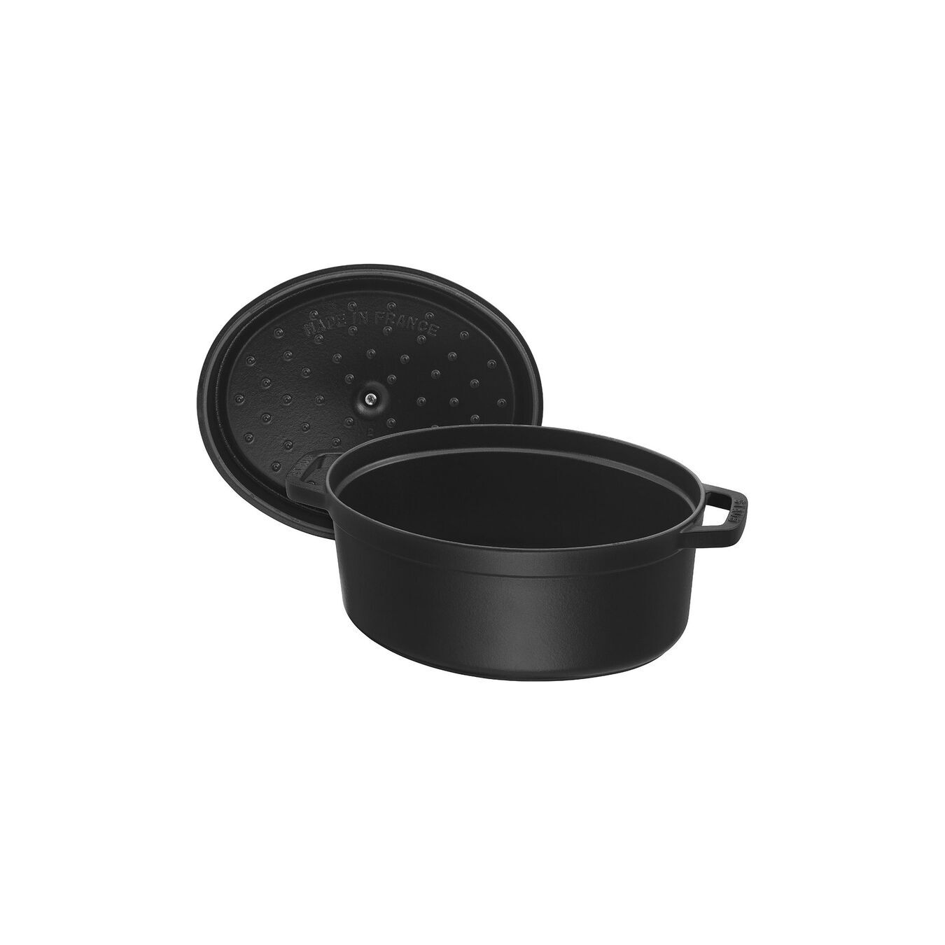 Staub Cocotte hrnec oválný 17 cm/1 l černý, 1101725
