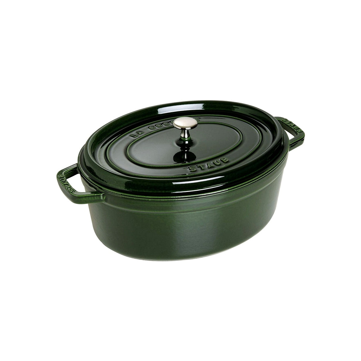 Staub Cocotte hrniec oválny 31 cm/5,5 l bazalka, 1103185
