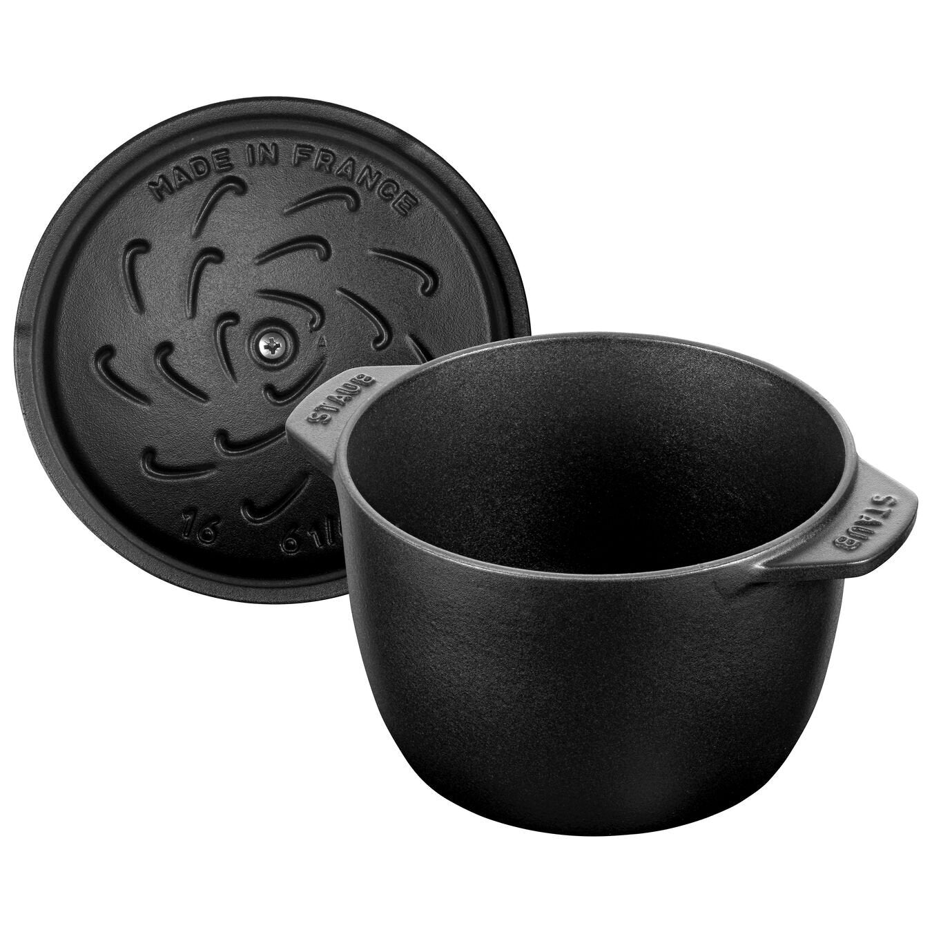 Staub Cocotte hrnec na rýži 16 cm/1,5 l černý, 11721625