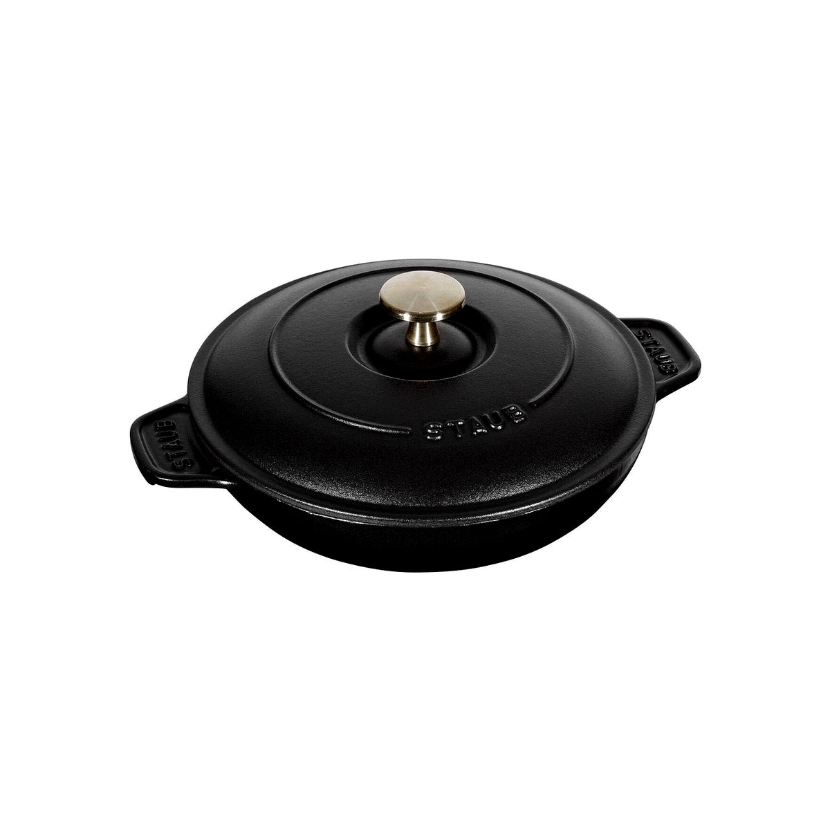 Staub baking dish with lid round 20 cm/0,75 l black, 1332025