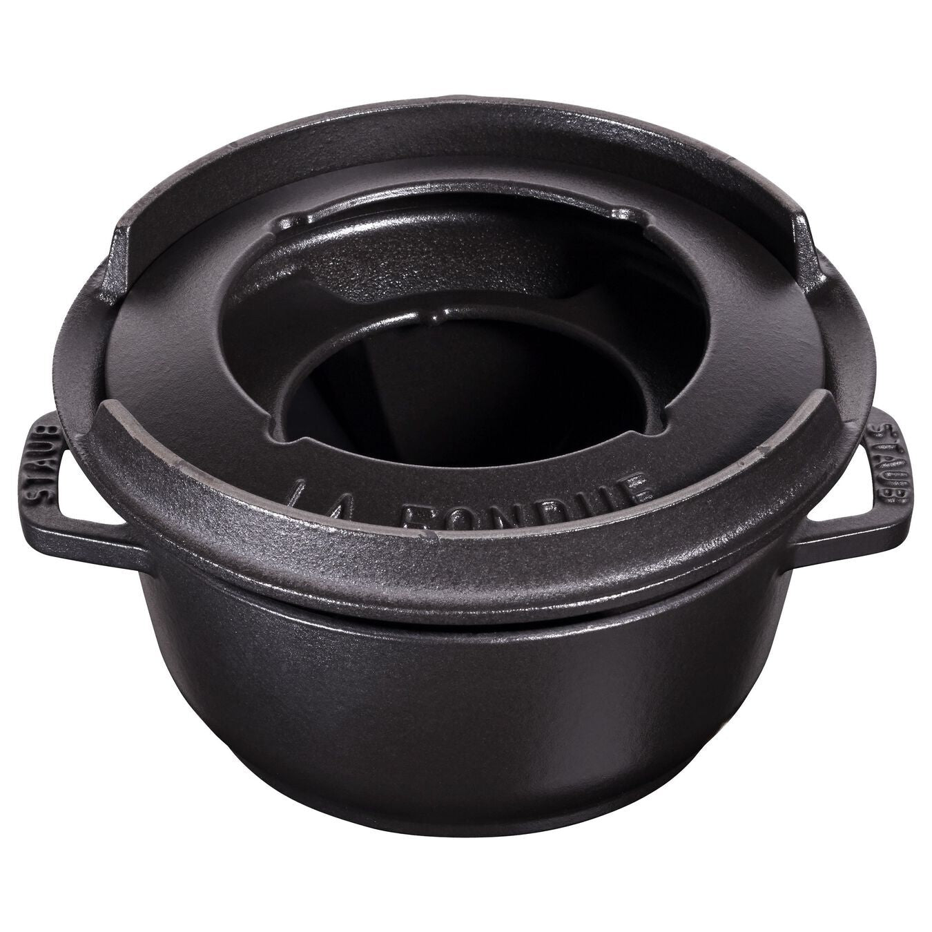 Súprava Fondue Staub 16 cm/1,1 l čierna, 14001623