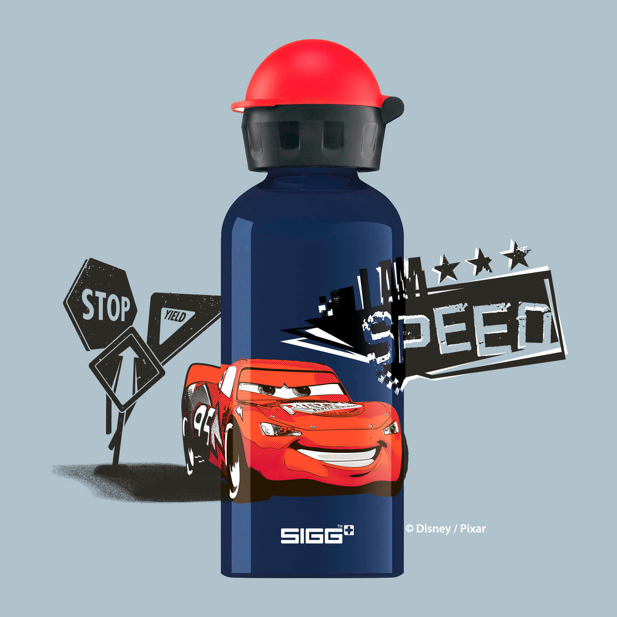 Sigg KBT dojčenská fľaša 400 ml, rýchlosť áut, 8563.00
