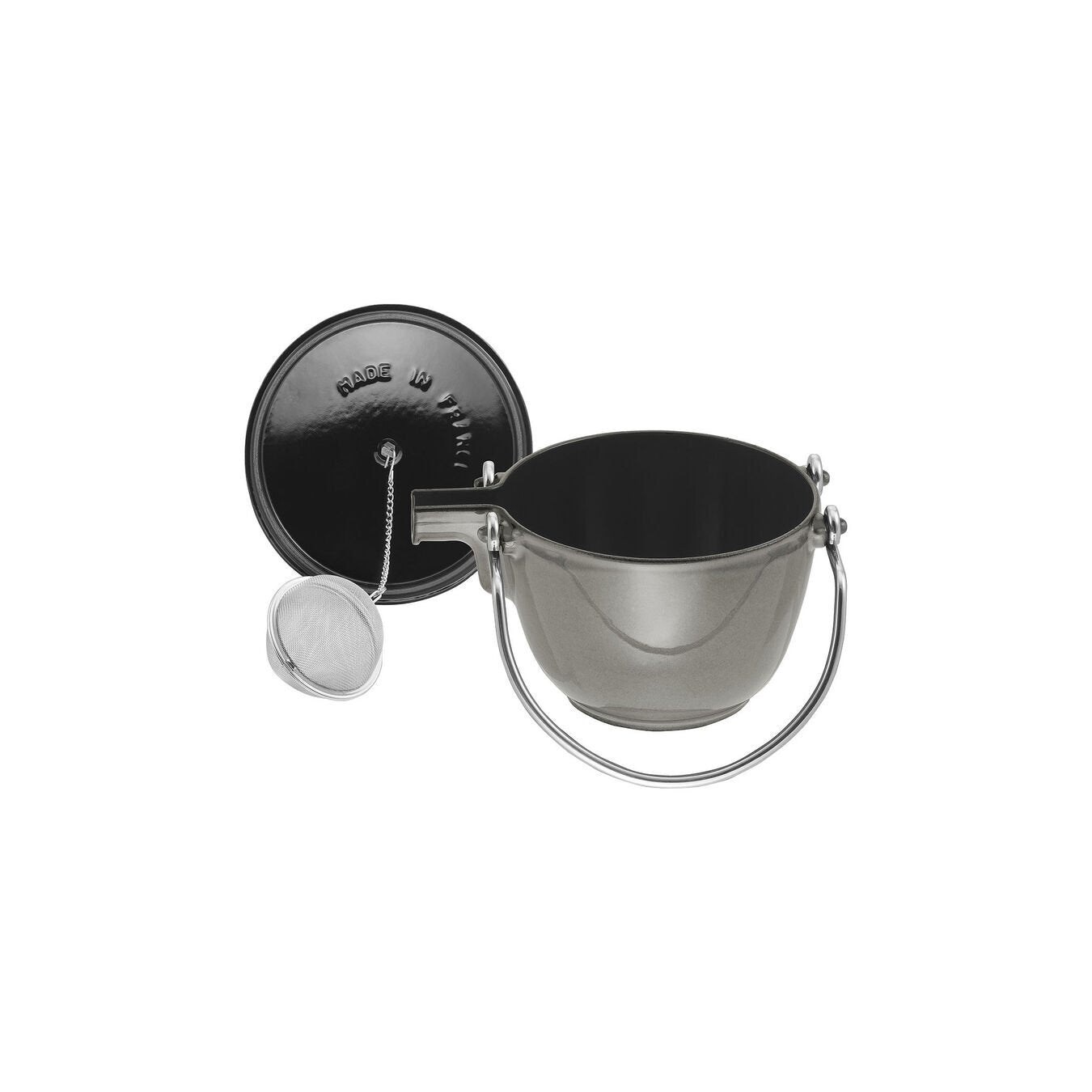 Staub liatinový čajník 21 cm/1,15 l sivý, 1650018