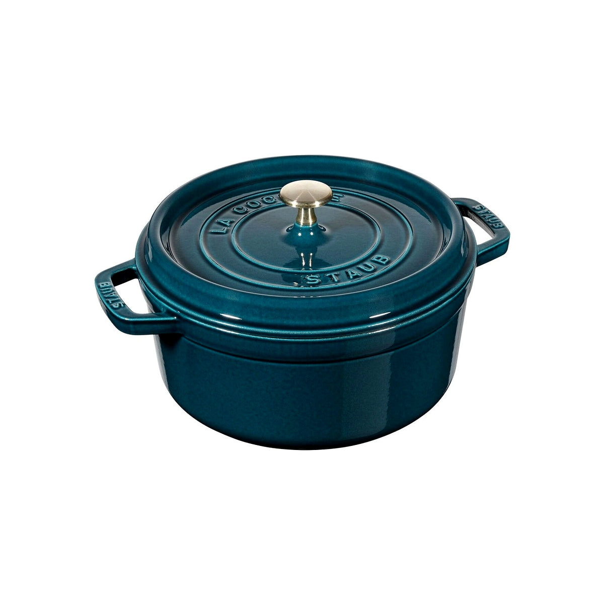 Staub Cocotte okrúhly hrniec 24 cm/3,8 l, morská modrá, 1102437