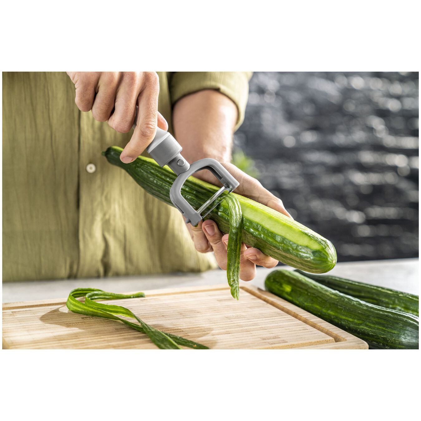 Zwilling Z-Cut škrabka 2 v 1, sivá, 36610-006
