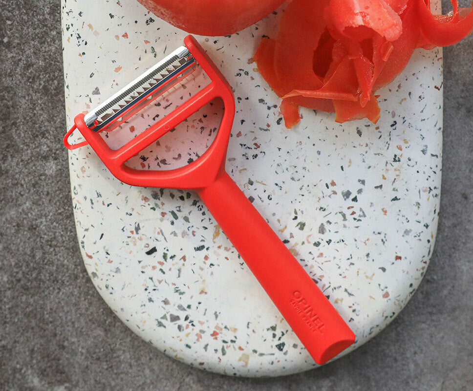 Opinel T-Duo plastová škrabka, červená, 002429