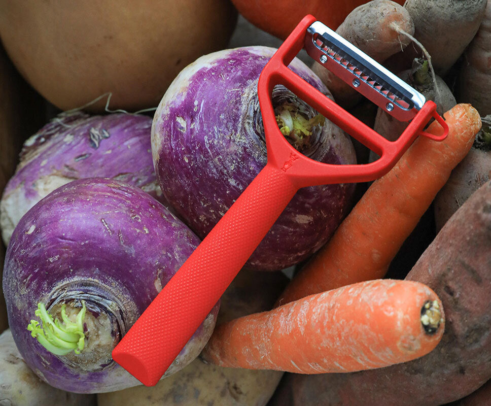 Opinel T-Duo plastic scraper, red, 002429