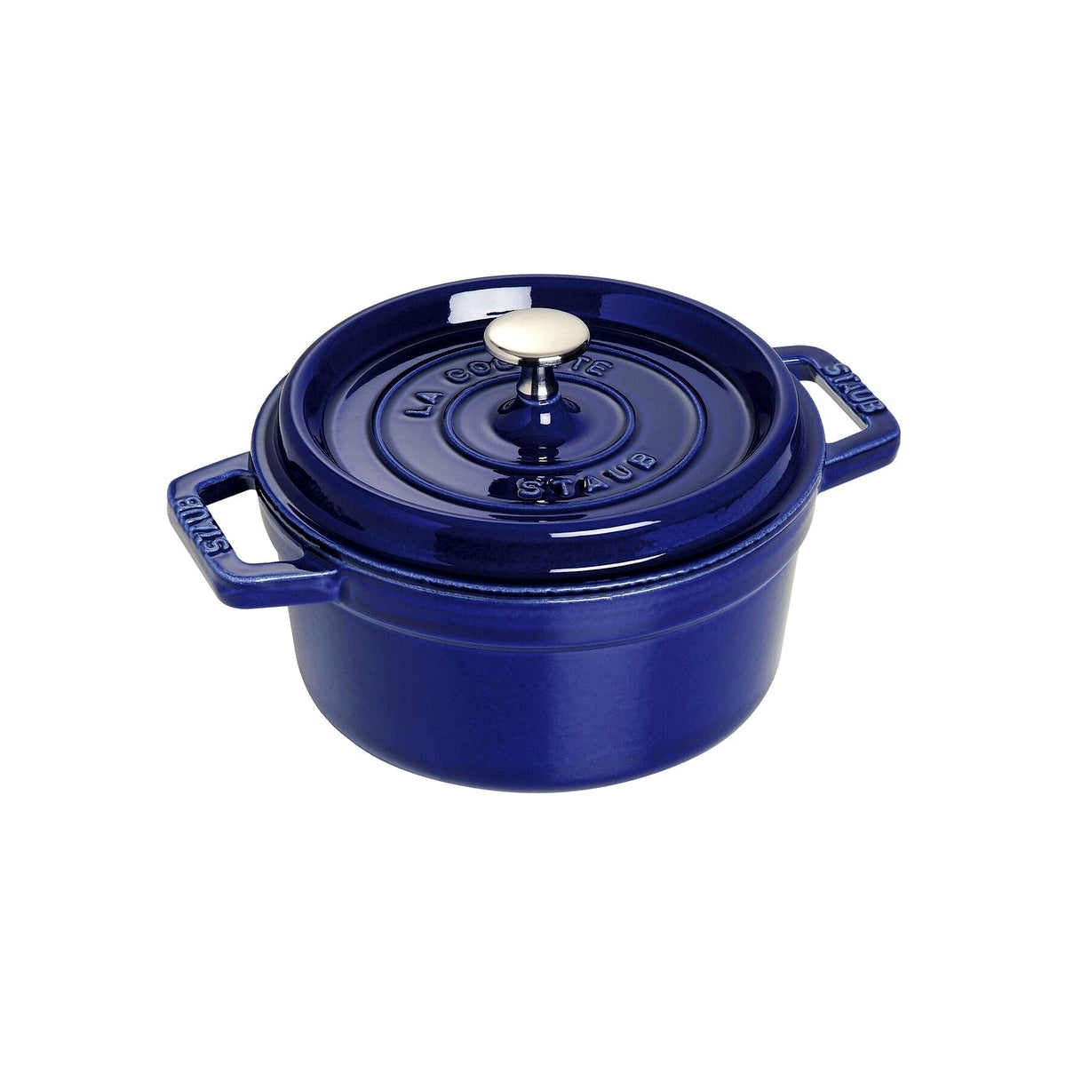 Staub Cocotte hrniec okrúhly 20 cm/2,2 l tmavomodrý, 1102091