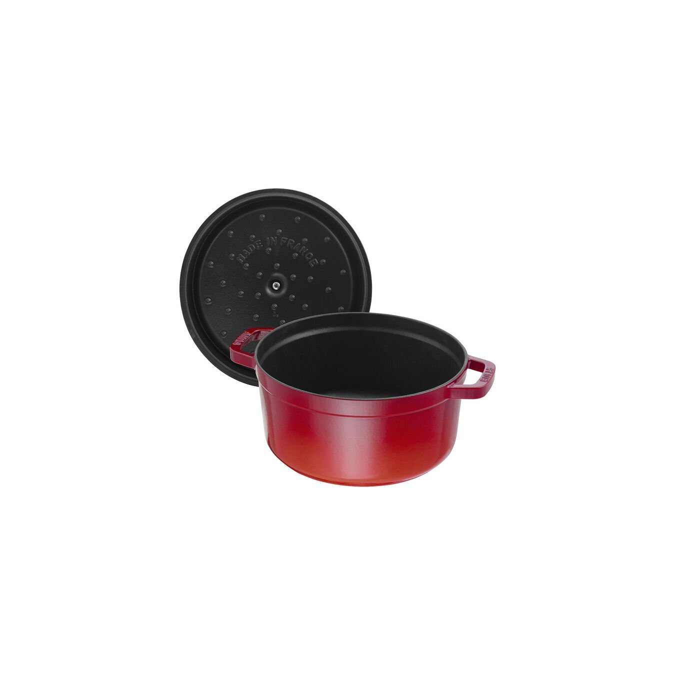 Staub Cocotte hrnec kulatý 22 cm/2,6 l višňová, 1102206