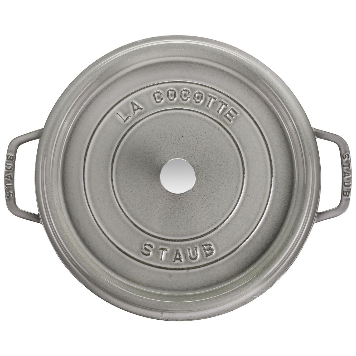 Staub Cocotte hrnec kulatý 30 cm/8,35 l šedý, 1103018