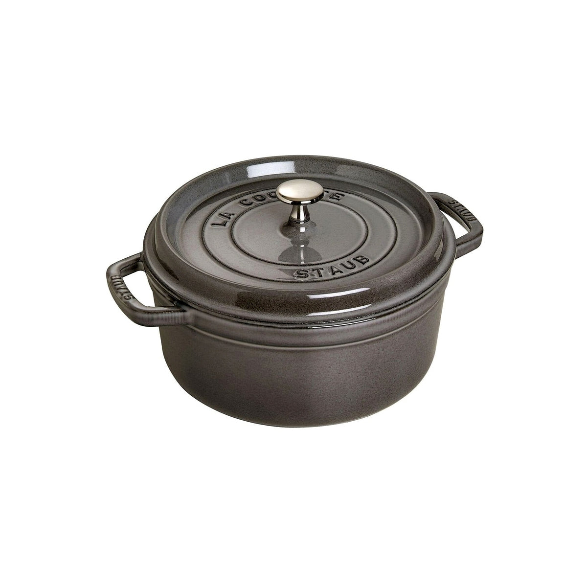 Staub Cocotte hrnec kulatý 18 cm/1,7 l šedý, 1101818
