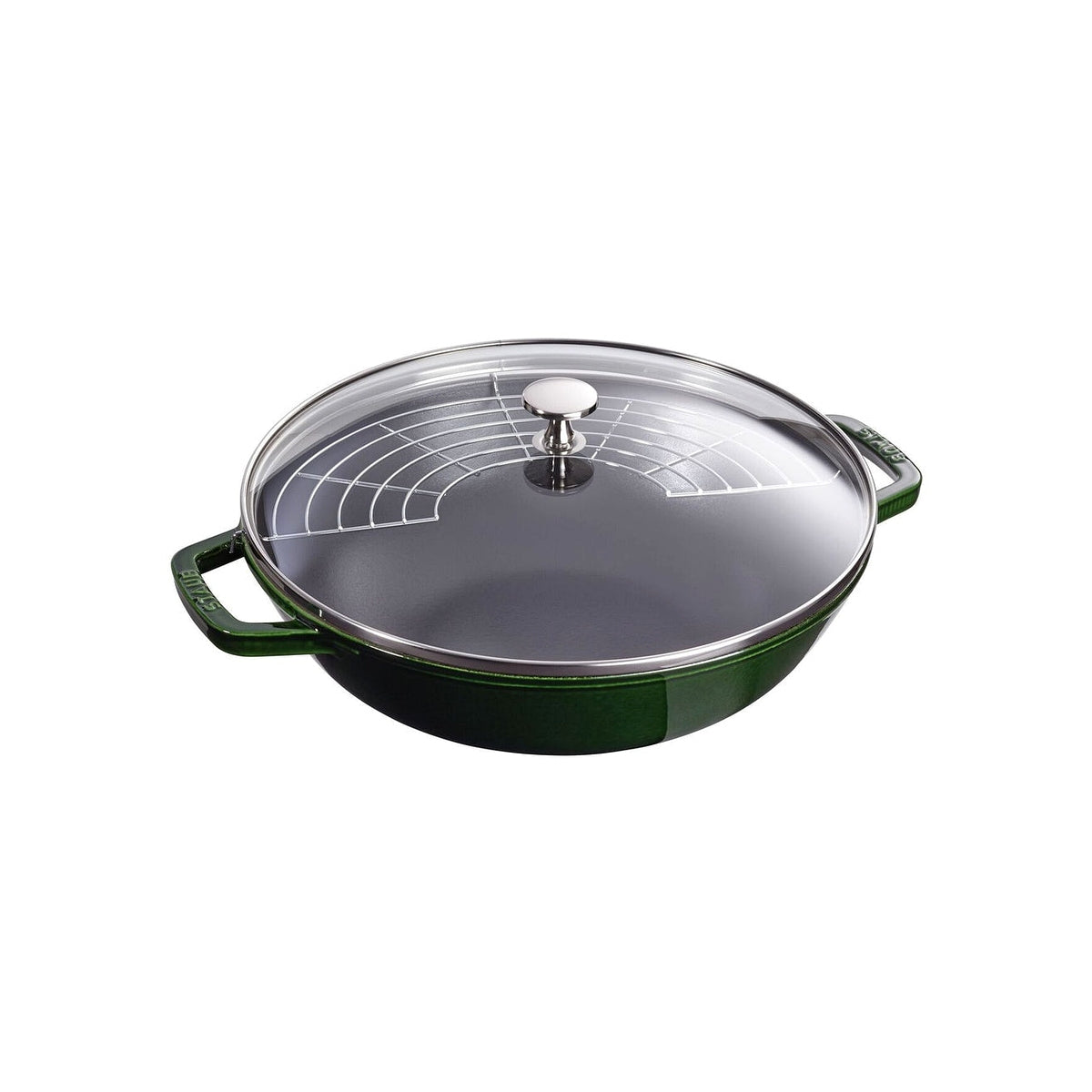 Staub wok so sklenenou pokrievkou 30 cm/4,4 l bazalka, 40511-465
