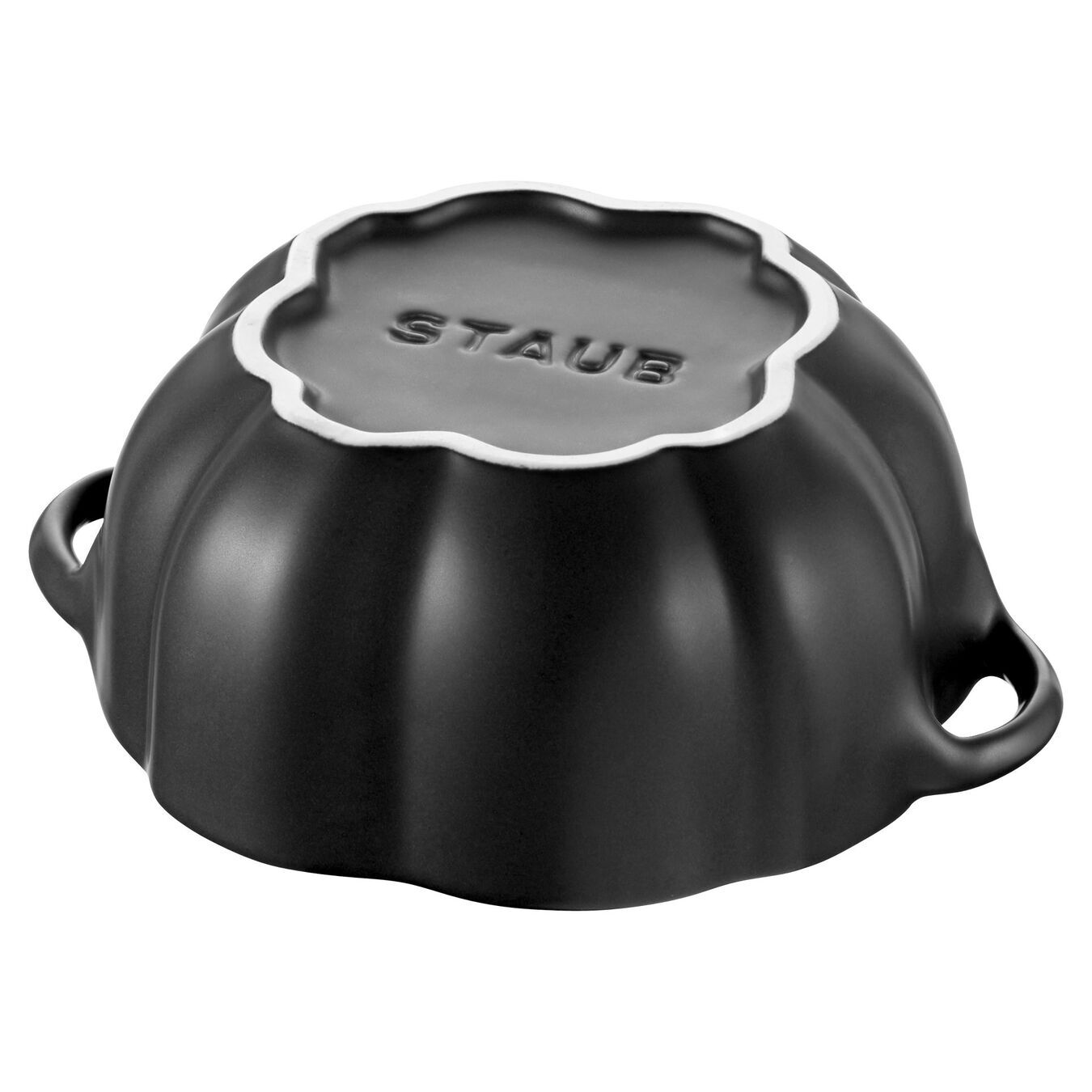 Staub Cocotte keramická zapekacia misa v tvare tekvice 15 cm/0,7 l, čierna, 40508-549