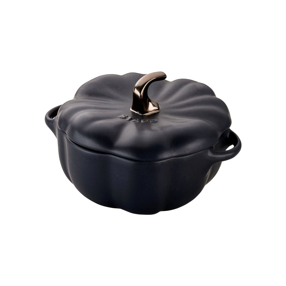 Staub Cocotte keramická zapekacia misa v tvare tekvice 15 cm/0,7 l, čierna, 40508-549