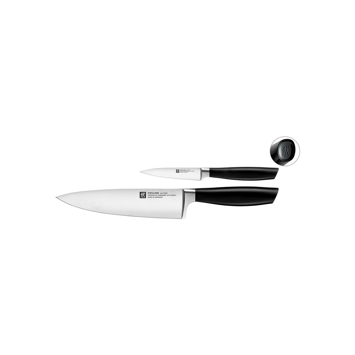 Zwilling All Star sada 2 nožov, kuchársky nôž 20 cm a špíz 10 cm, 33760-002