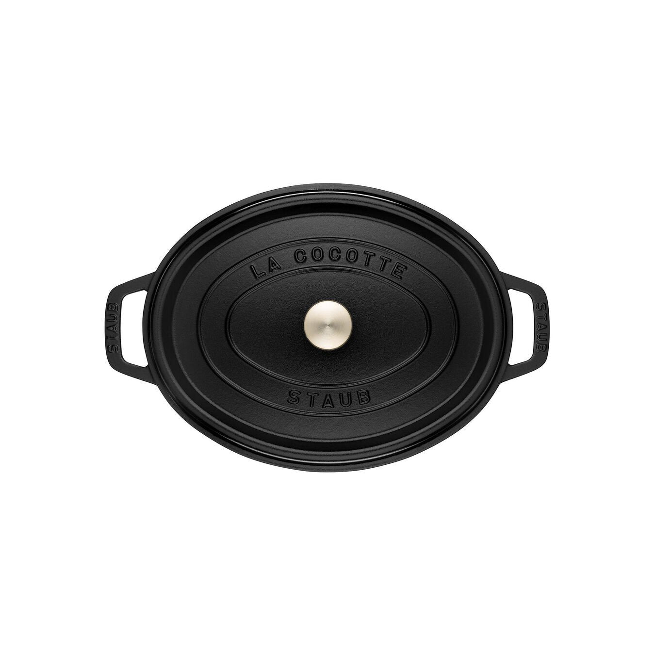 Staub Cocotte hrnec oválný 41 cm/12 l černý, 40509-509