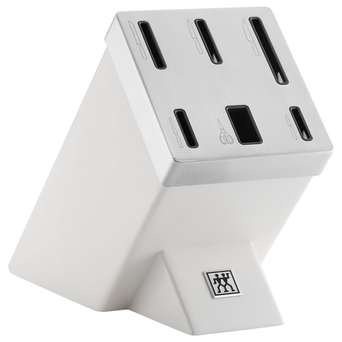Samoostriaci blok na nože Zwilling All Star 7 ks, biely, 33780-600