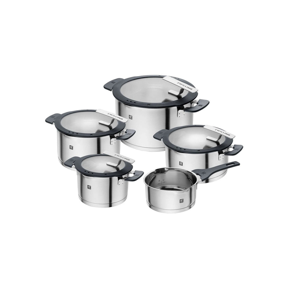 Zwilling Simplify sada nádobí se slévacími poklicemi, 5 ks, 66870-005