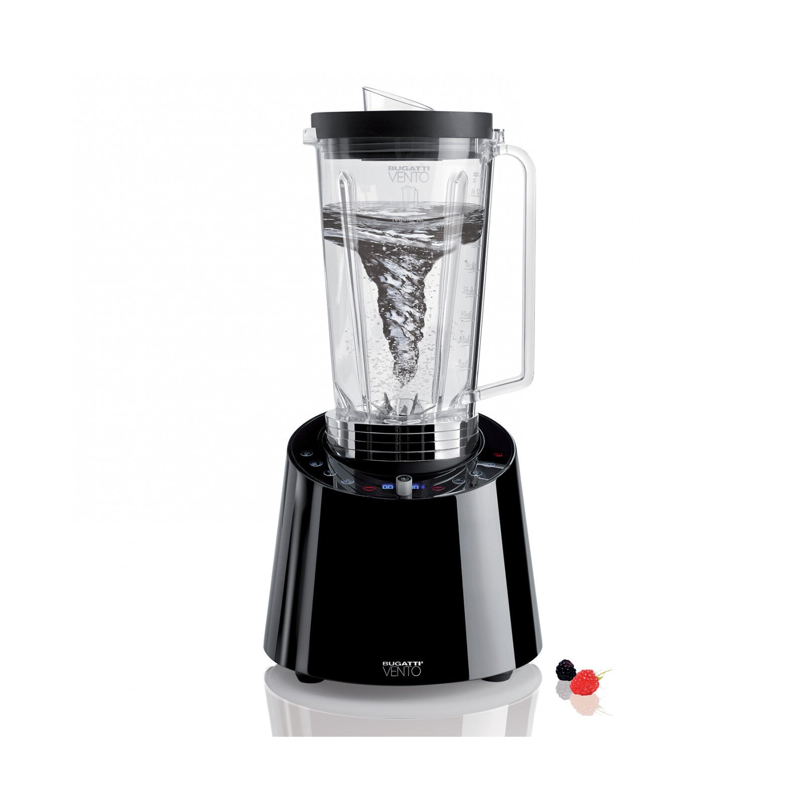 Bugatti Vento Black powerful tabletop blender, 18-VENTON