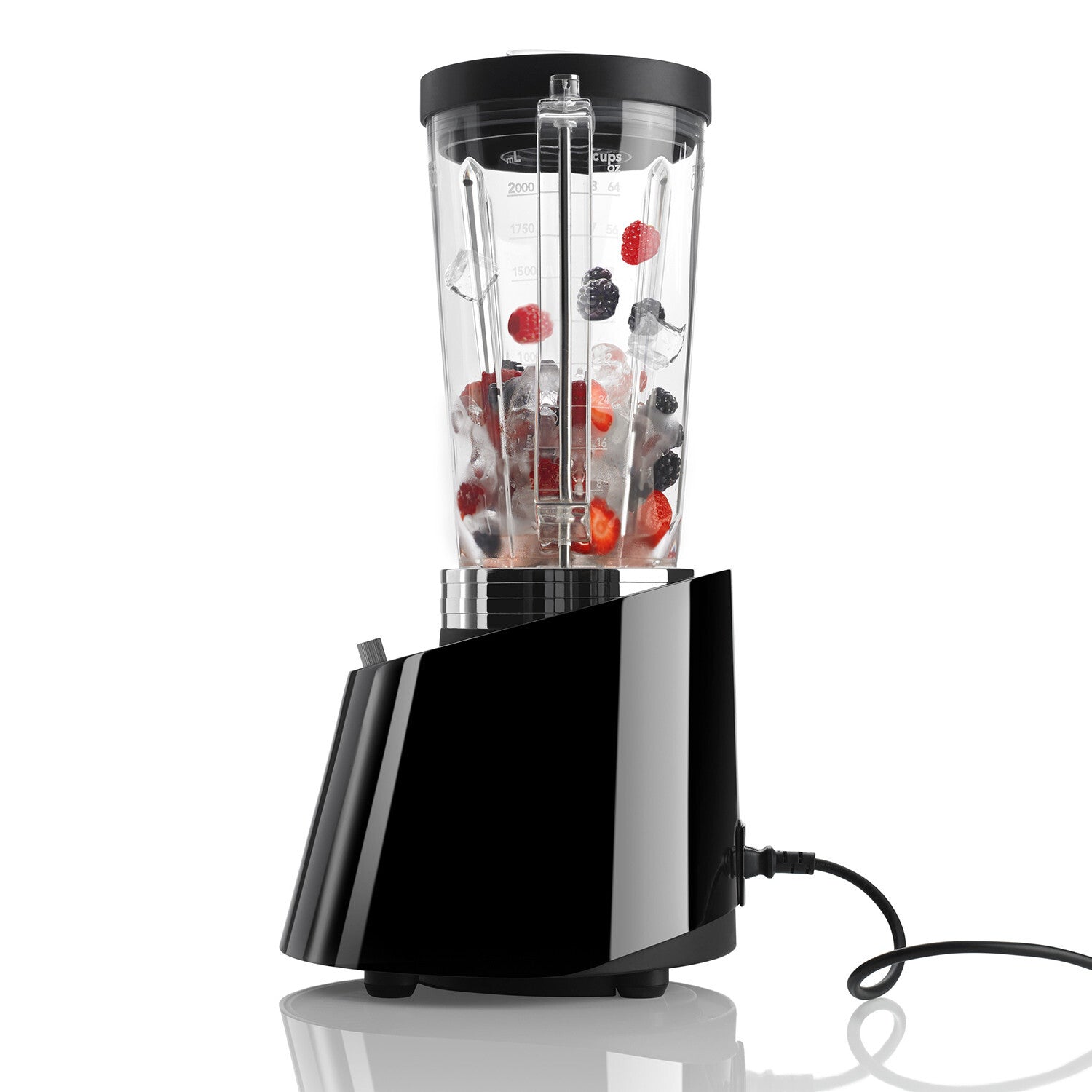 Bugatti Vento Black powerful tabletop blender, 18-VENTON