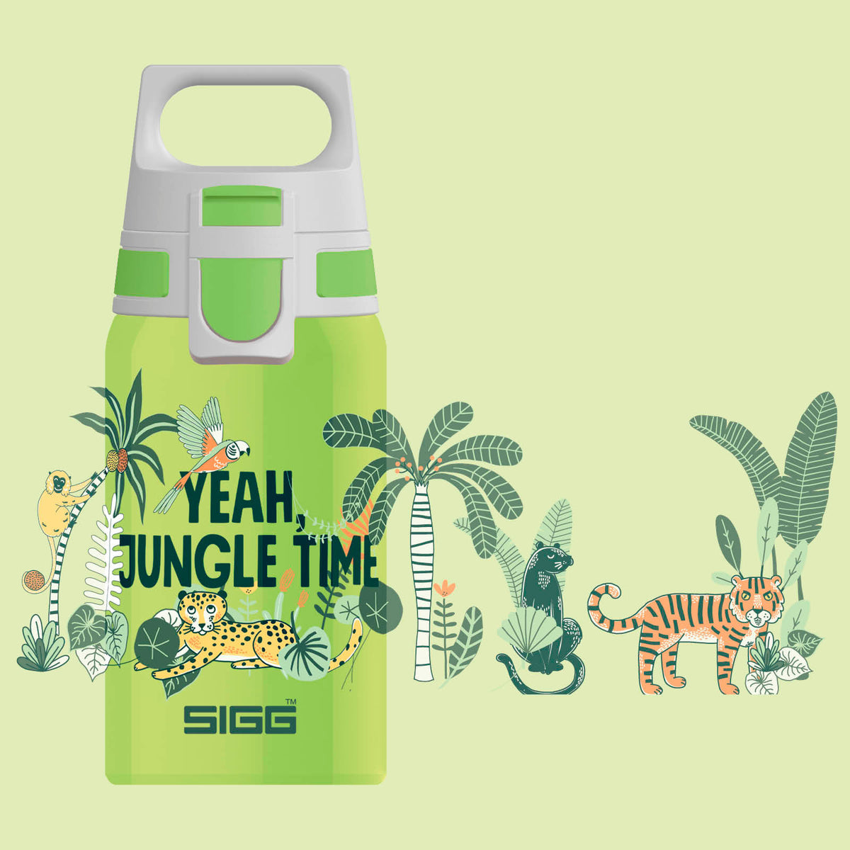 Sigg Shield One detská fľaša na pitie 500 ml, džungľa, 9000.80