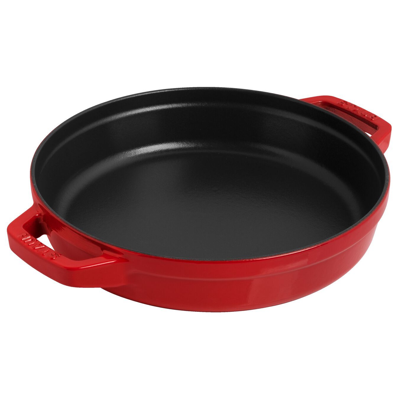 Staub Cocotte 2-dielna sada liatinových hrncov a panvíc 24 cm, čerešňa, 14562406