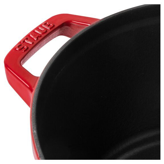 Staub Cocotte 2-dielna sada liatinových hrncov a panvíc 24 cm, čerešňa, 14562406