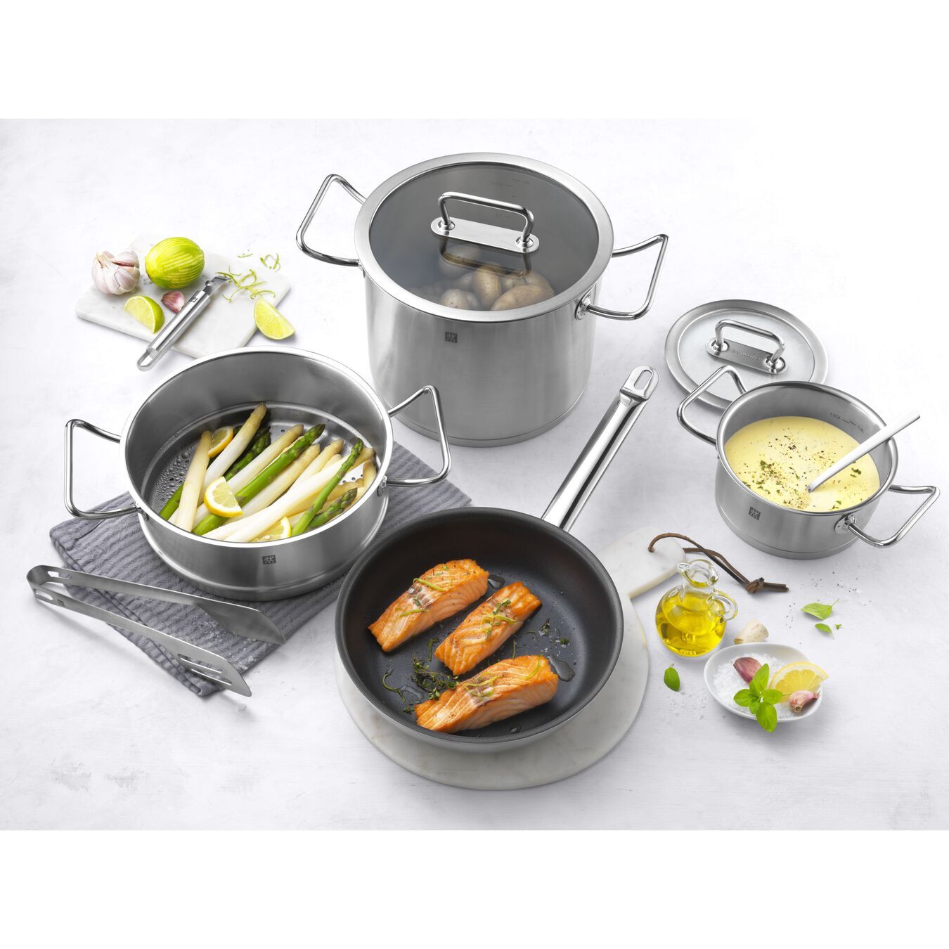 Zwilling Pro vysoký hrniec s pokrievkou 28 cm/ 13,3 l, 65124-280