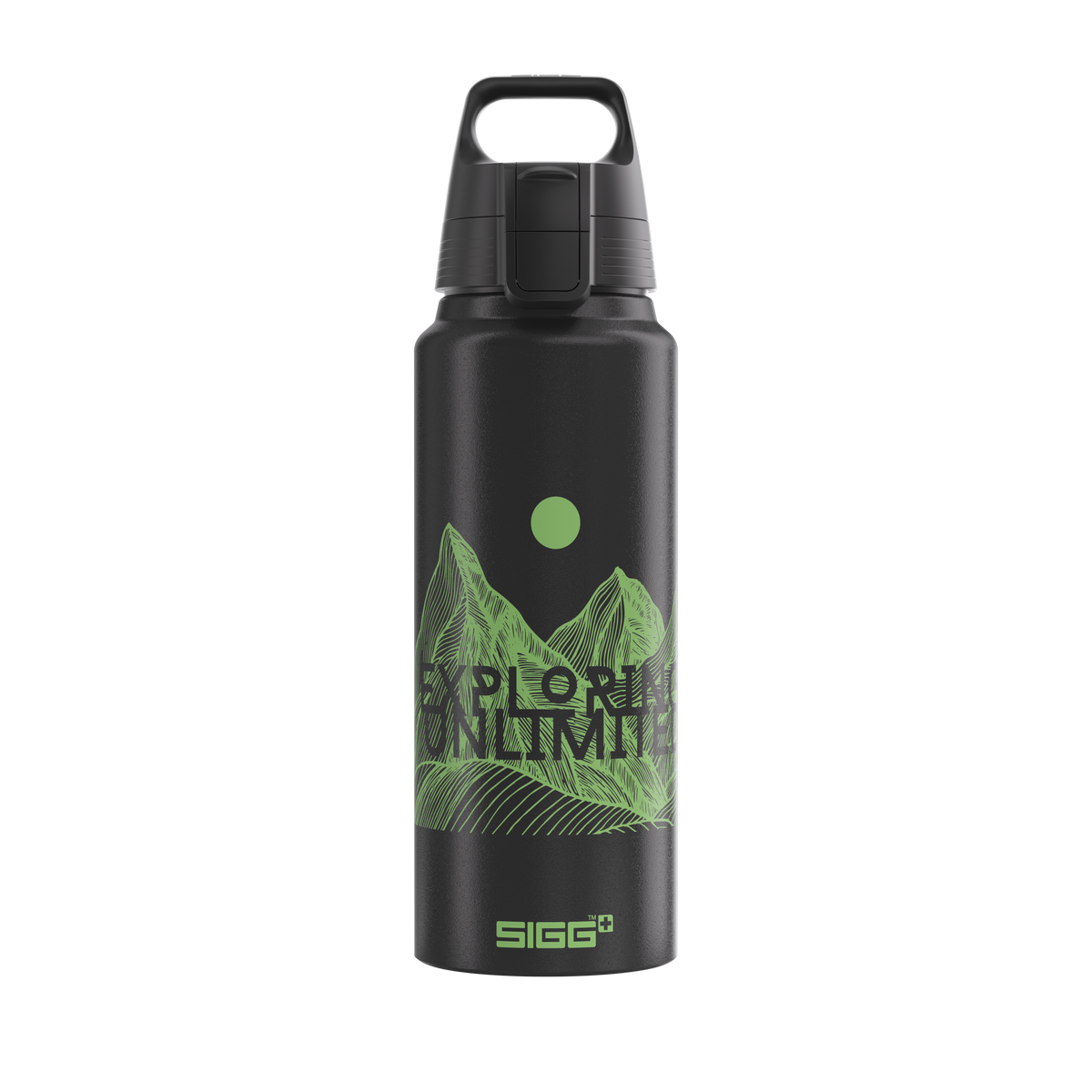 Sigg WMB One fľaša na pitie 1 l, pathfinder black, 9026.20