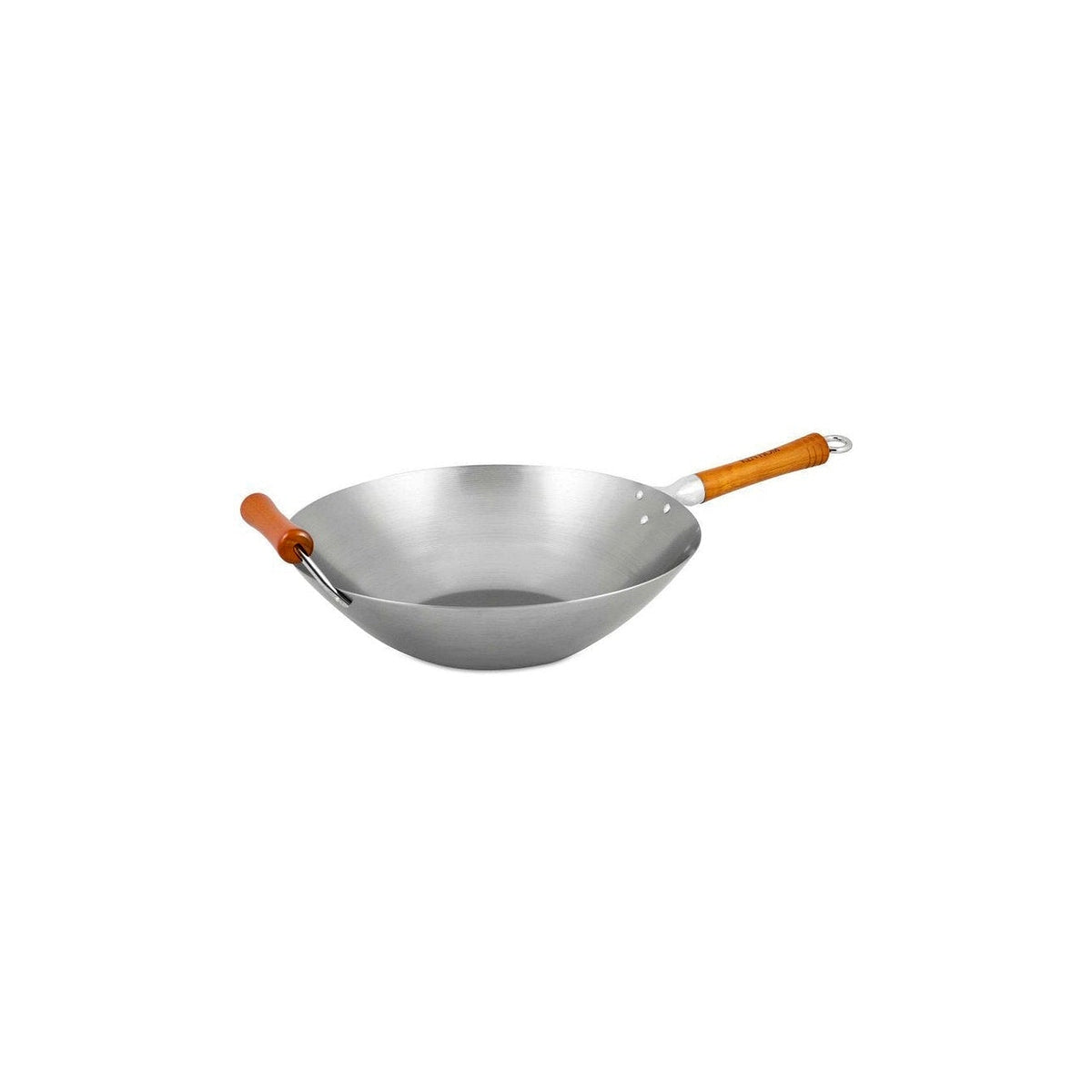 Ken Hom wok pánev Excellence z uhlíkové oceli, vypalovací, 32 cm, KH432003