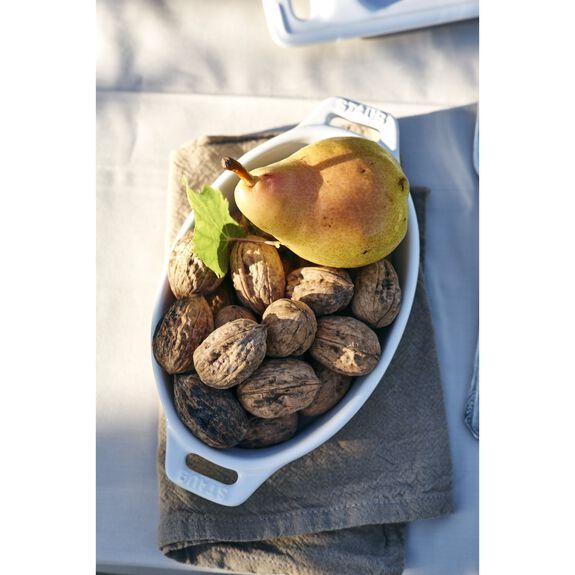 Keramická zapekacia misa Staub oválna 17 cm/0,4 l biela, 40511-155
