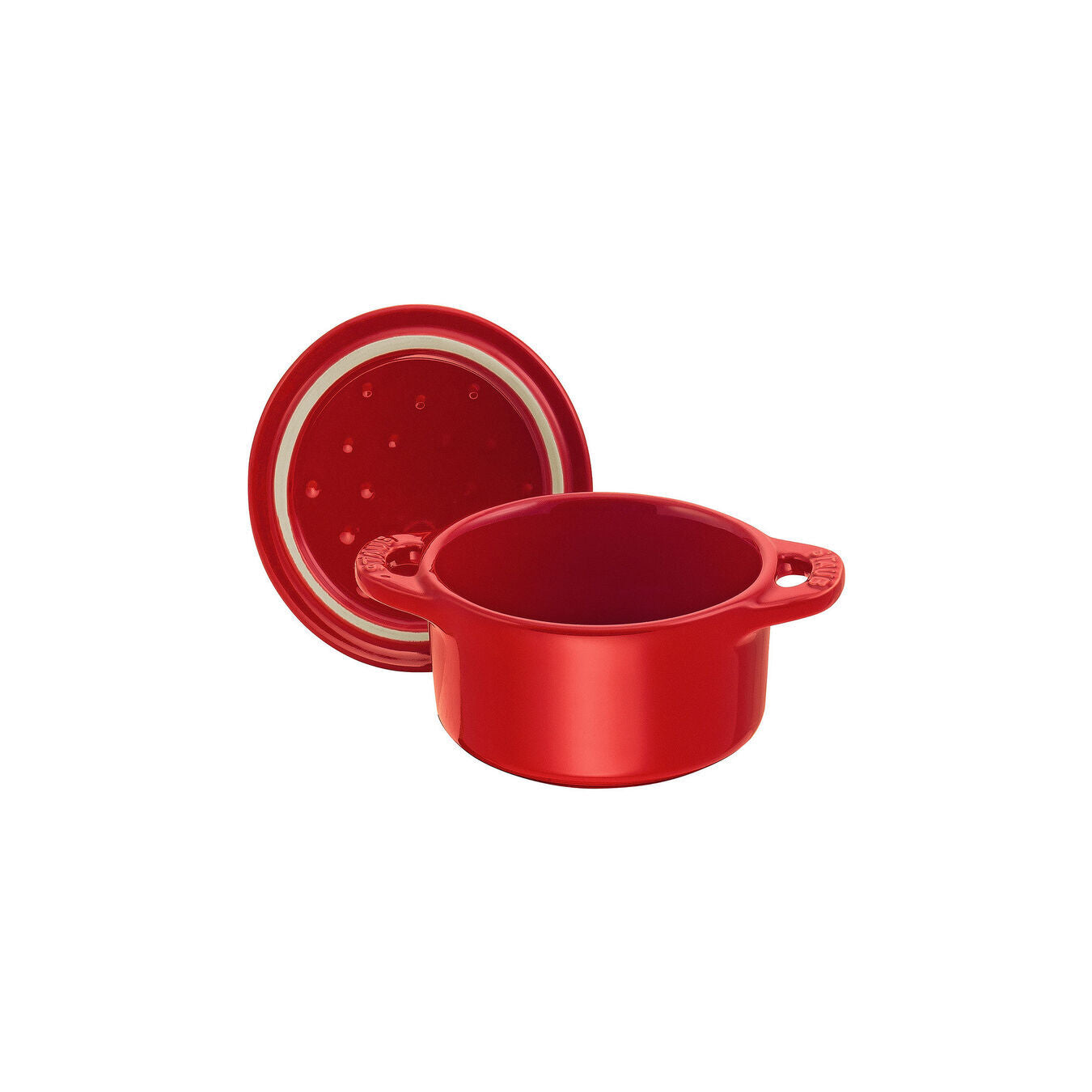 Staub Cocotte Mini keramický plech na pečenie 10 cm/0,2 l, čerešňa, 40510-785
