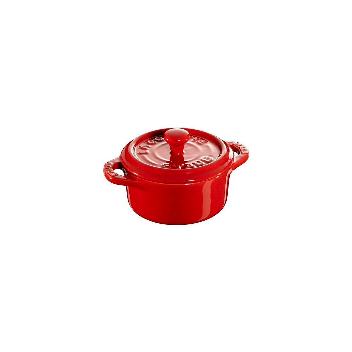 Staub Cocotte Mini keramický plech na pečenie 10 cm/0,2 l, čerešňa, 40510-785