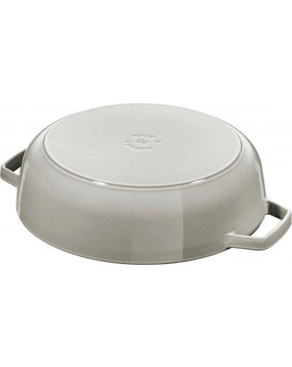 Staub Chistera kastrol s poklicí 28 cm/3,7 l bílá lanýžová, 126128107
