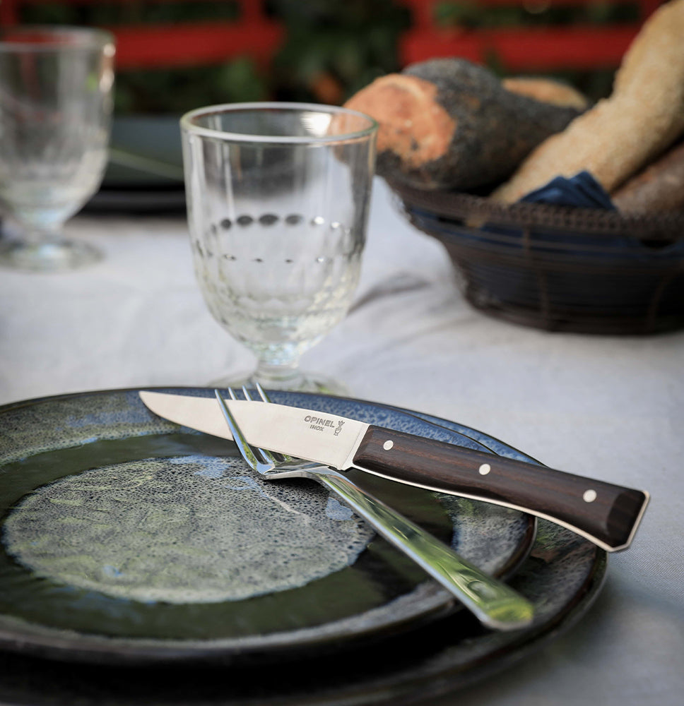 Opinel Facette sada 4 príborových nožov, tmavý popol, 002497