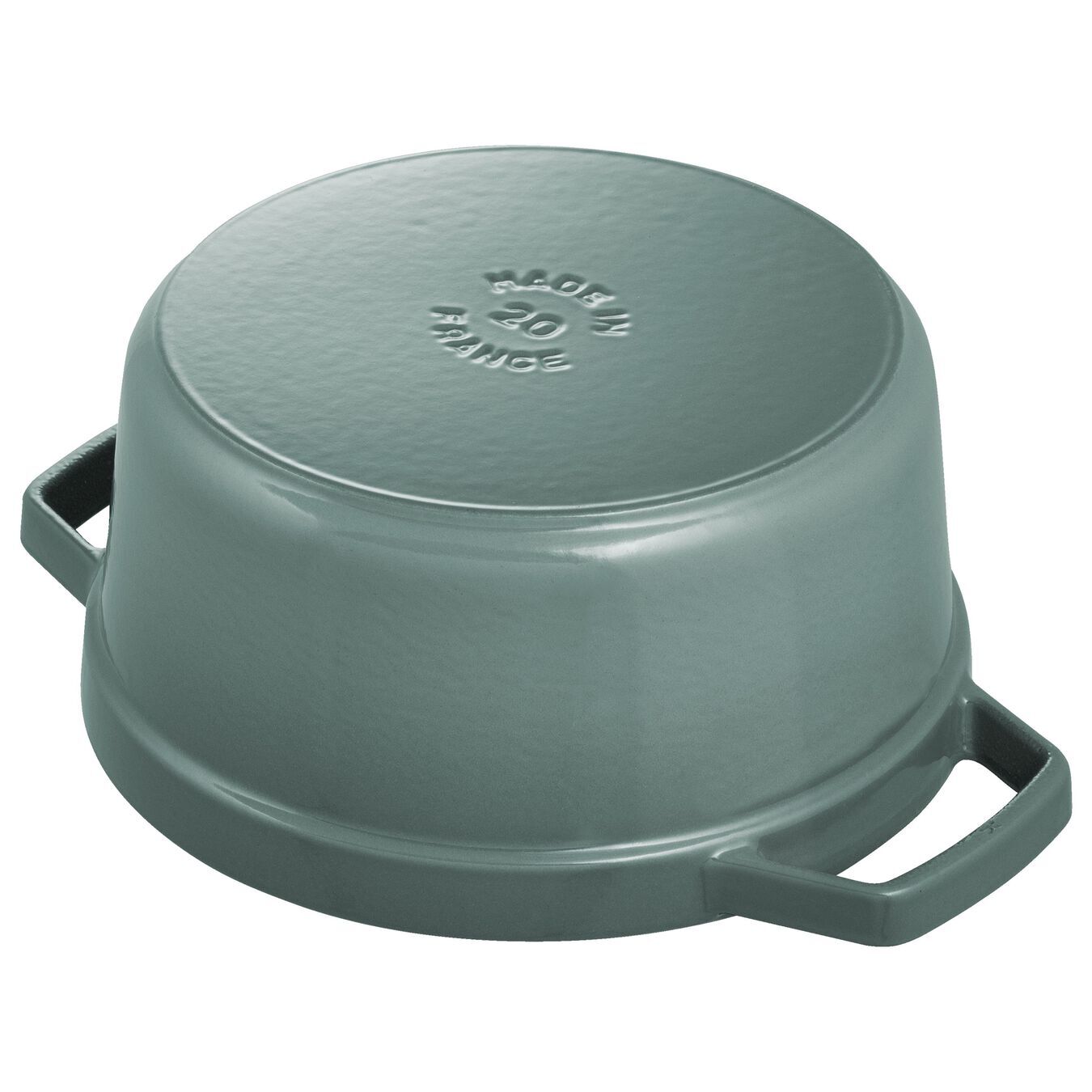 Staub Cocotte hrnec kulatý 20 cm/2,2 l eukalyptová, 11020121