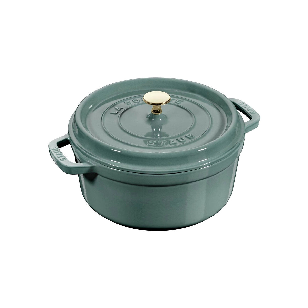 Staub Cocotte pot round 20 cm/2,2 l eucalyptus, 11020121