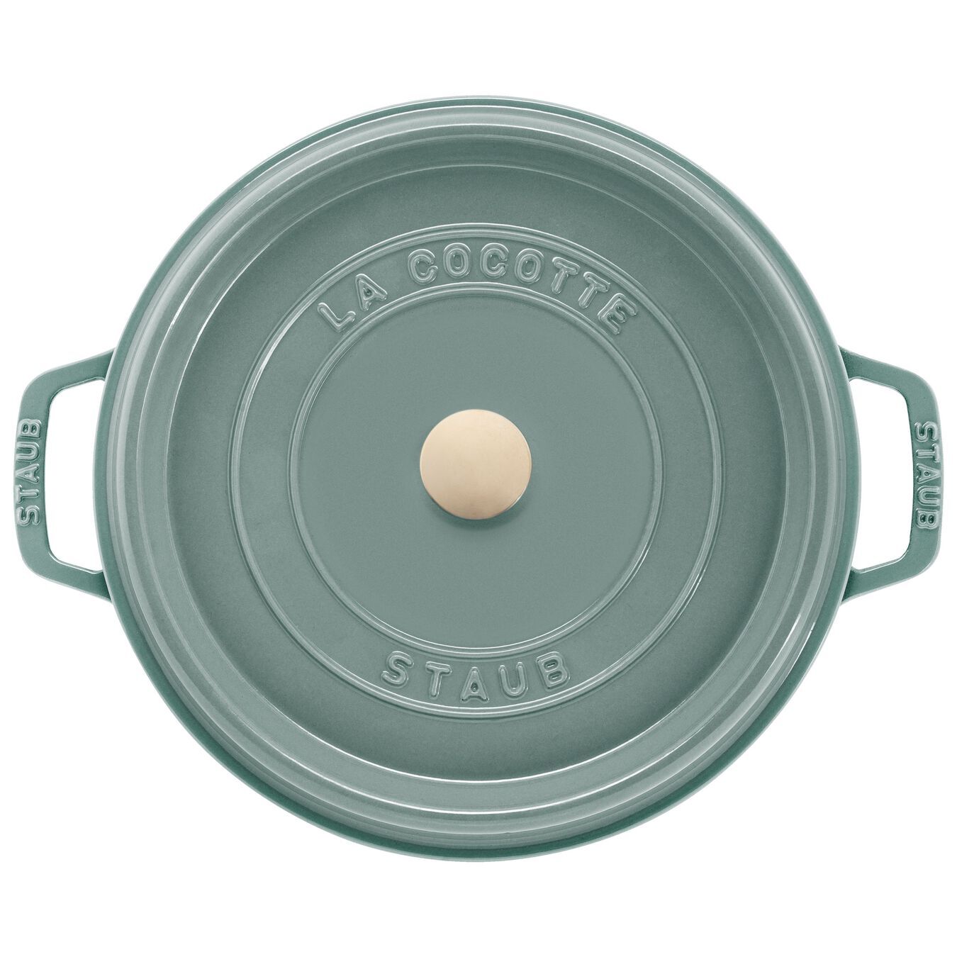 Staub Cocotte hrniec okrúhly 22 cm/2,6 l eukalyptus, 11022121