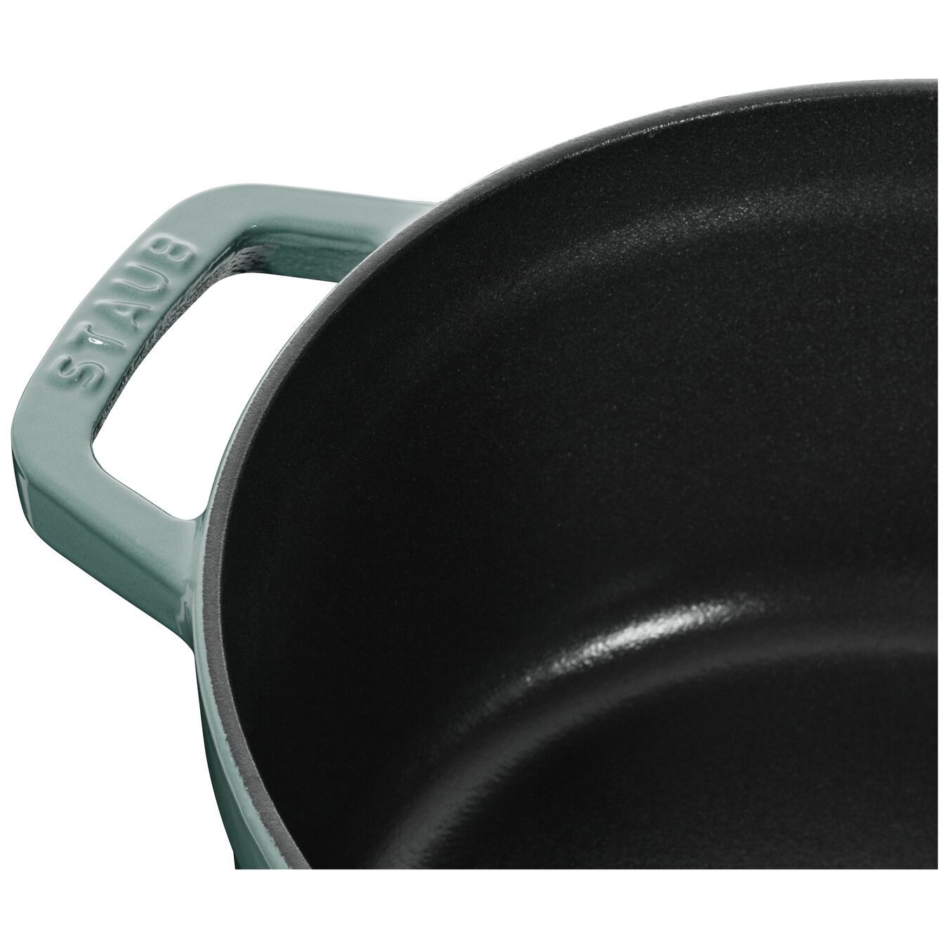 Staub Cocotte hrniec okrúhly 22 cm/2,6 l eukalyptus, 11022121