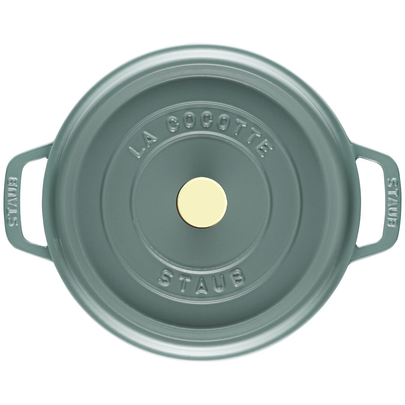 Staub Cocotte hrniec okrúhly 24 cm/3,8 l eukalyptus, 11024121