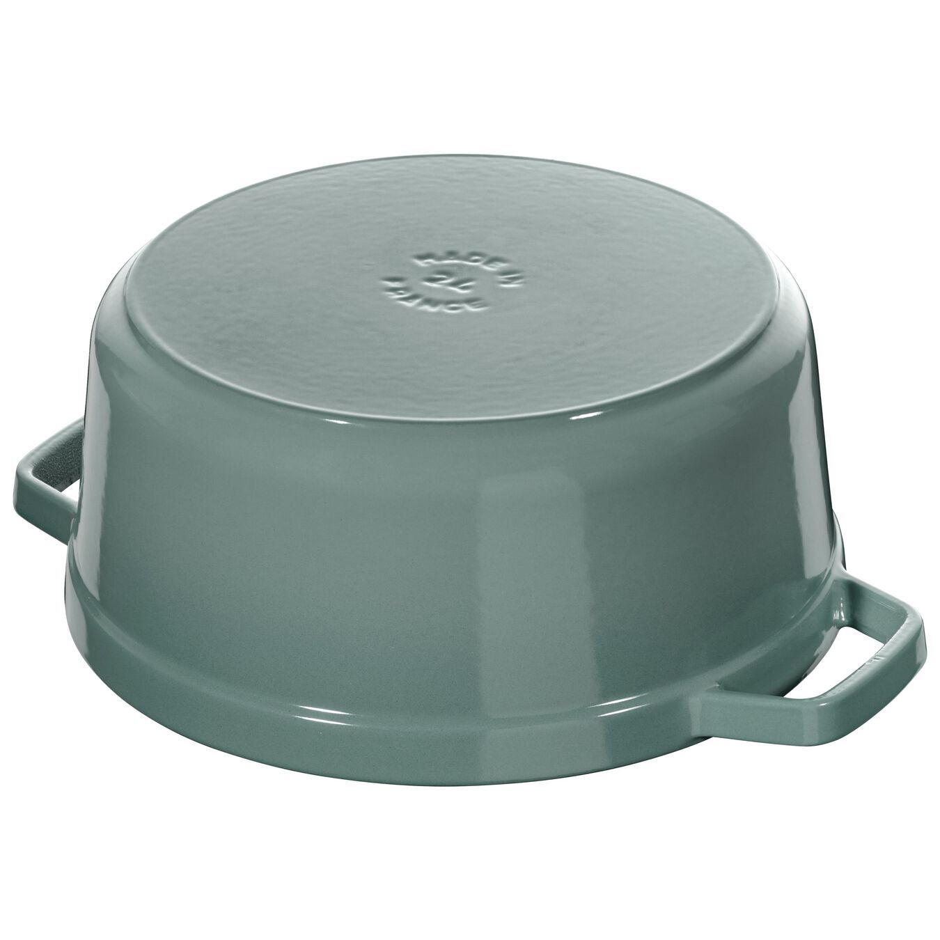 Staub Cocotte hrniec okrúhly 24 cm/3,8 l eukalyptus, 11024121