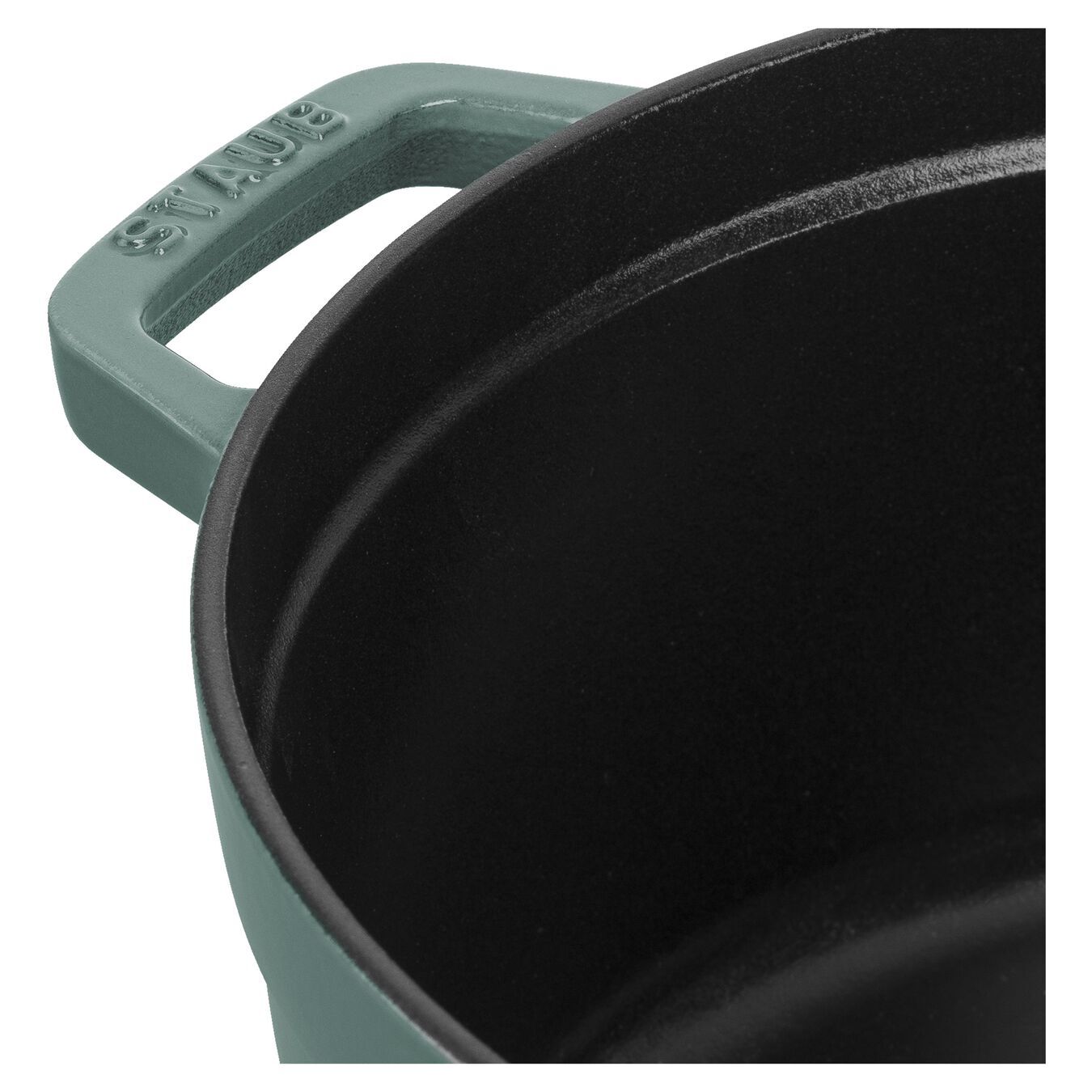 Staub Cocotte hrniec okrúhly 26 cm/5,2 l eukalyptus, 11026121