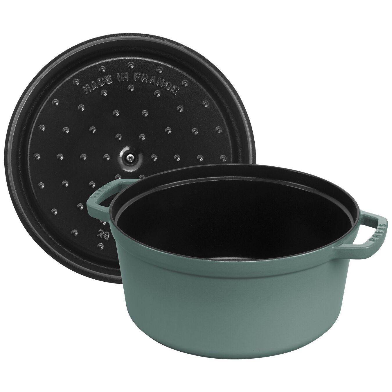 Staub Cocotte hrniec okrúhly 28 cm/6,7 l eukalyptus, 11028121
