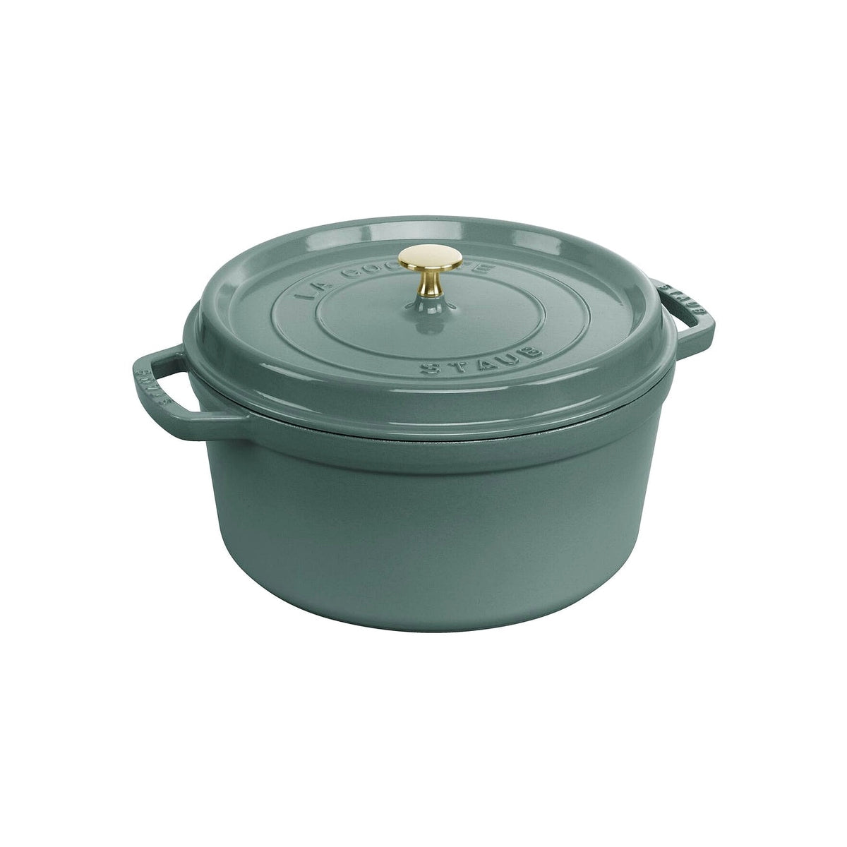 Staub Cocotte hrniec okrúhly 28 cm/6,7 l eukalyptus, 11028121
